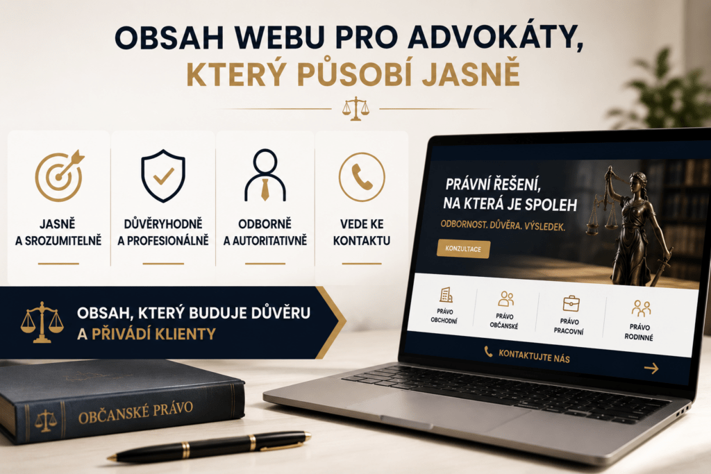 web pro advokátní kancelář
