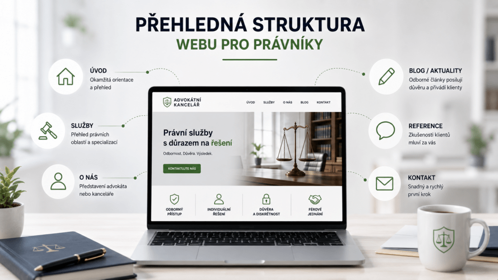 web pro advokátní kanceláře