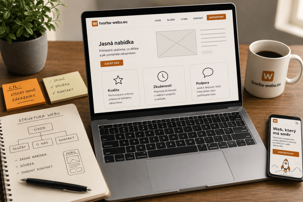 Web pro začínající podníkatele s mobilním vzhledem Web pro začínající podníkatele s mobilním vzhledem