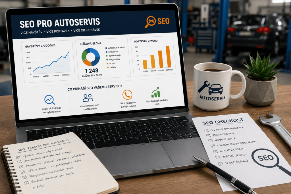SEO web pro autoservis