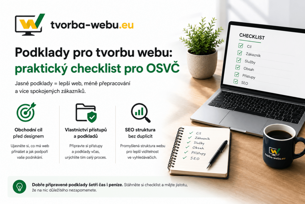 internetové stránky pro OSVČ